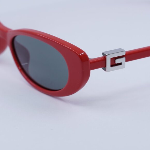 ?️ New Gucci GG1680S 005 Sunglasses - Red Frame, Smoke Lenses